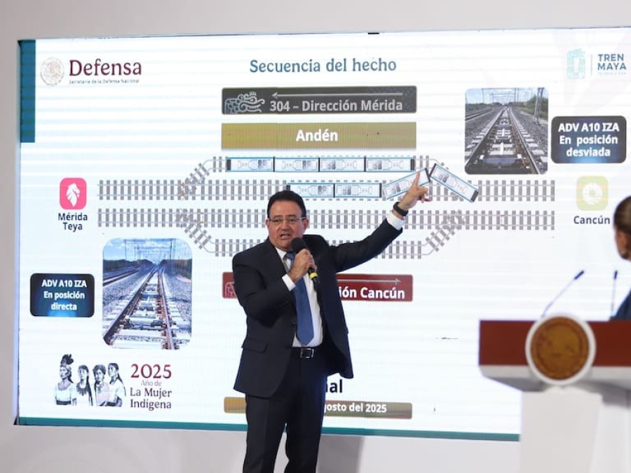 Director del Tren Maya asegura que el incidente en Izamal fue ‘un percance de vía’