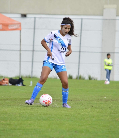 La futbolista tlahuica alineó como titular en el partido contra Bravas de Juárez.