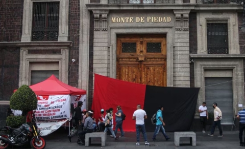 Trabajadores del Monte de Piedad confirman continuidad de la huelga