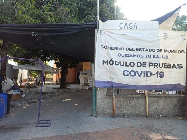 El incremento de casos de covid ha derivado en la instalación de módulos para aplicar las pruebas en diversos municipios del estado.