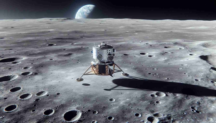 Sonda japonesa SLIM identifica rocas en la superficie lunar