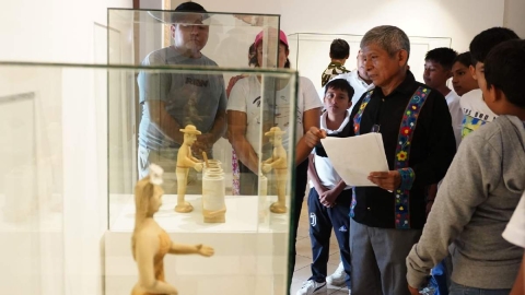 Ya está abierta la exposición del maestro Rafael Cortez en el Museo de la Revolución del Sur, en Tlaltizapán.