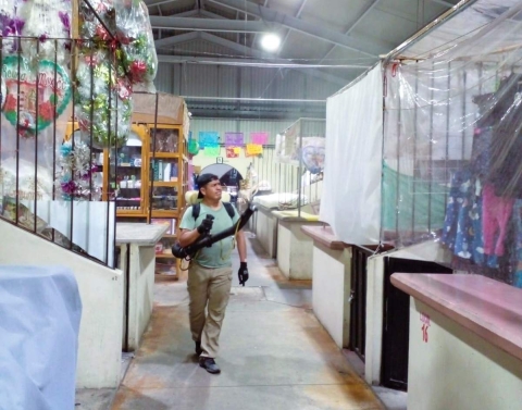 En marcha, acciones para erradicar plagas en mercado de Ocuituco