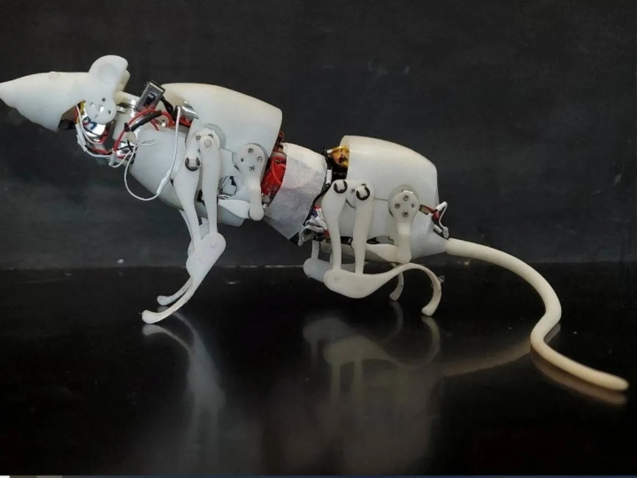Crean una rata robótica que puede moverse como un roedor real