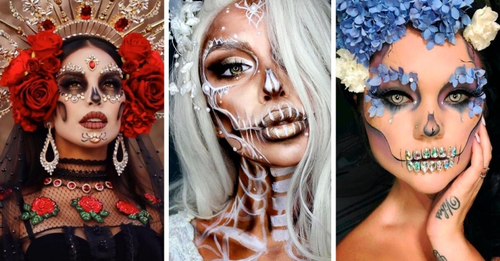 Ideas creativas y originales para tu maquillaje de catrina esta temporada