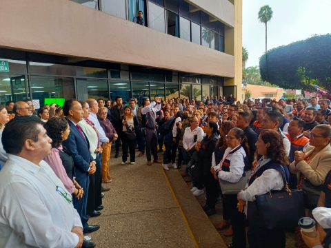 Rinde protesta Ra&uacute;l Aguirre Espitia como director del IEBEM, tras salida de Leandro Vique
