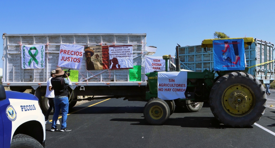 Productores agrícolas de Guanajuato retoman bloqueos tras no llegar a acuerdo