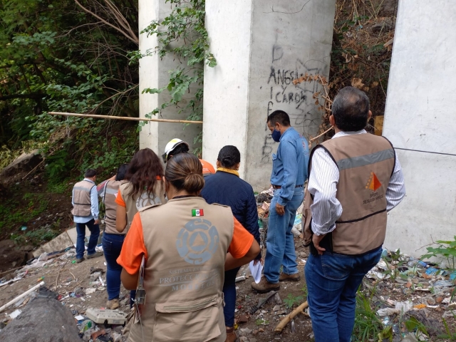 Implementa CEPCM supervisión de puente Ayuntamiento 2000 de Cuernavaca