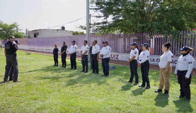 Los agentes aprendieron diversas técnicas en la primera etapa del curso.