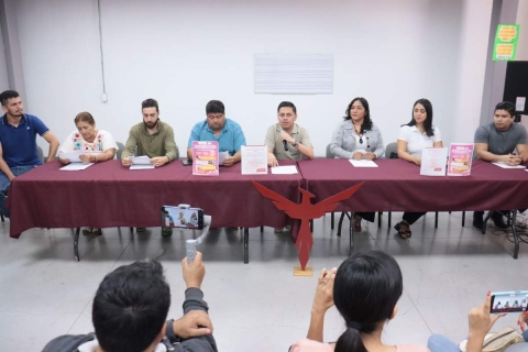 En la conferencia de prensa, la comuna invitó a los jóvenes a aprovechar las actividades que se realizarán en Jojutla.