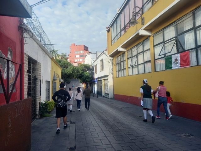 En la calle Gutenberg, sólo paso peatonal