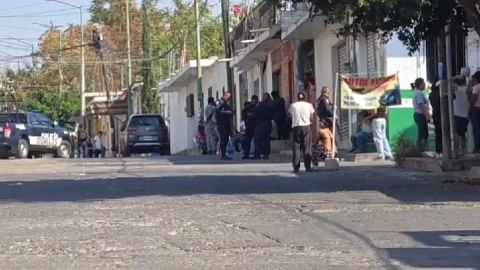 Las v&iacute;ctimas quedaron tendidas sobre una banqueta.