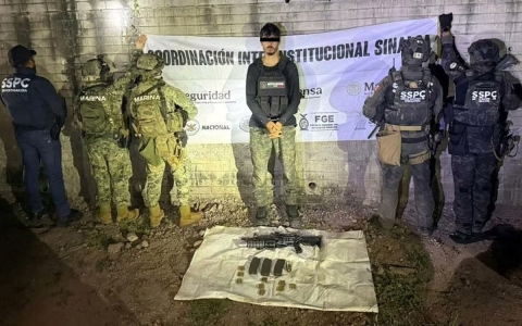 Detienen a Filiberto &#039;N&#039;, presunto integrante de &#039;Los Chapitos&#039; en Sinaloa