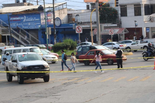 El hecho causó afectaciones en la circulación vehicular.