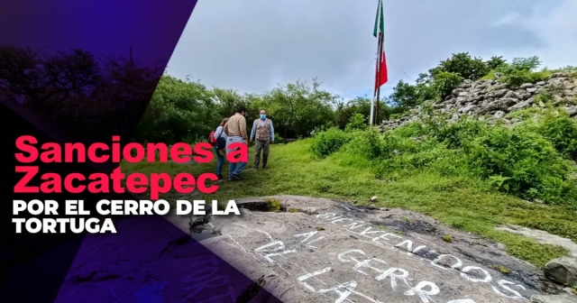   La SDS advirtió que al no retirar el asta bandera ubicada en lo alto del cerro, aplicará la ley y sancionará a quien corresponda.