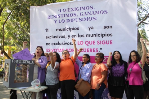 El Observatorio de Paridad celebr&oacute; el resolutivo de la Corte para que 11 municipios sean gobernados por mujeres.