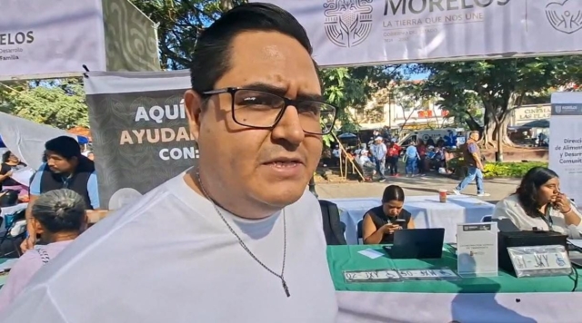 Habilita Movilidad módulo temporal para obtener placas de discapacidad en plaza de armas en Cuernavaca