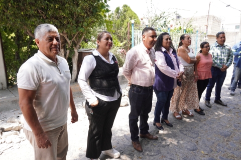 Amplía Santos Tavarez distribución de agua potable en Emiliano Zapata