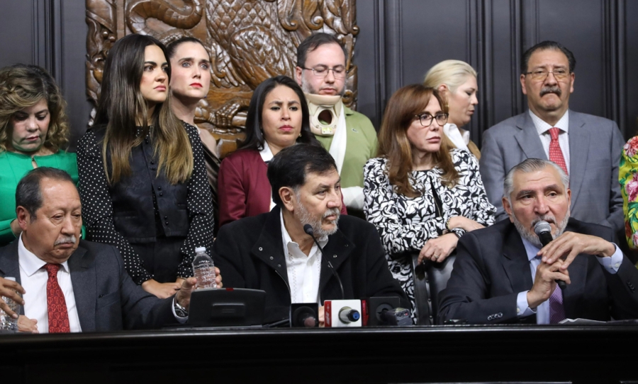 Fernández Noroña solicita desafuero de ‘Alito’ Moreno tras agresión