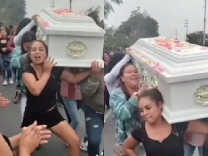 VIDEO: Mujeres despiden a su amiga cargando y bailando con su ataúd; &#039;como a ti te gustaba&#039;