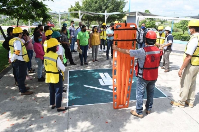 El simulacro en Cuautla tuvo lugar en el ITC.