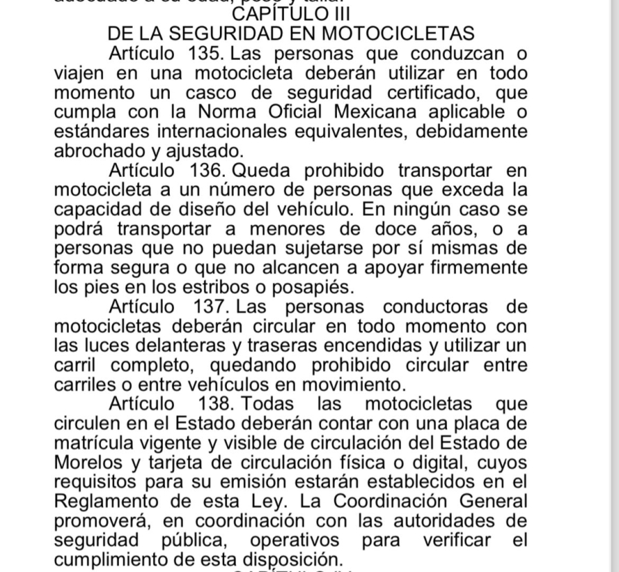 Vigilarán que motociclistas cumplan ley