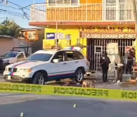 En el sitio quedaron regados varios casquillos percutidos.