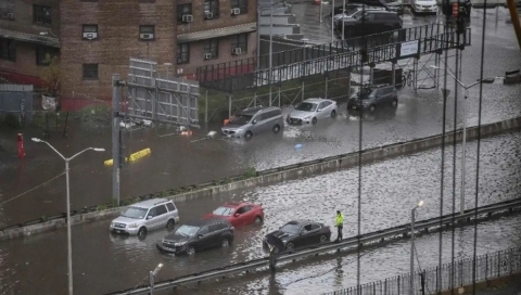 Fuertes tormentas causan inundaciones en Nueva York y Nueva Jersey