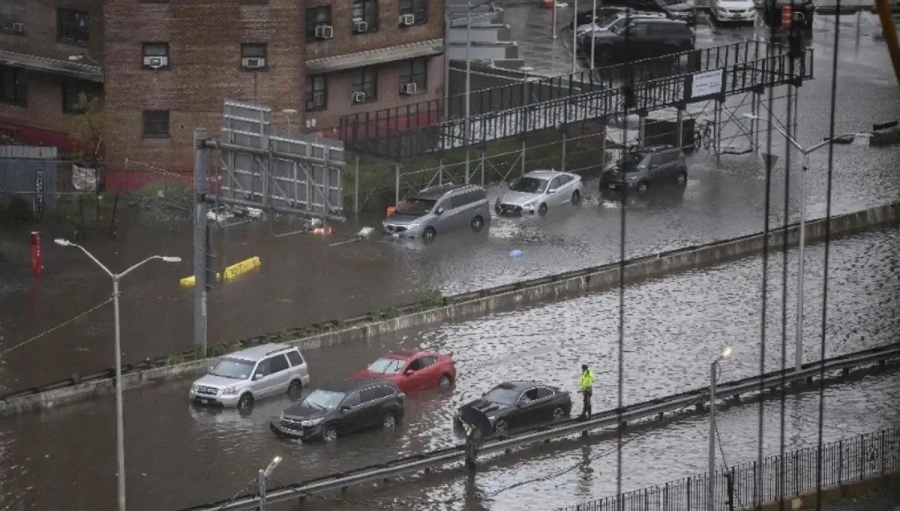 Fuertes tormentas causan inundaciones en Nueva York y Nueva Jersey