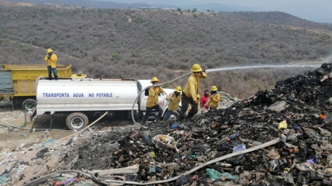 Suman 27 incendios en Mazatepec durante 2025