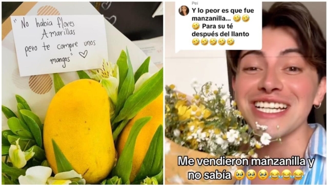 Sin flores amarillas: Usuarios comparten sus inesperados regalos en esta tendencia