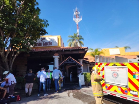 El fuego sólo causó pérdidas materiales.