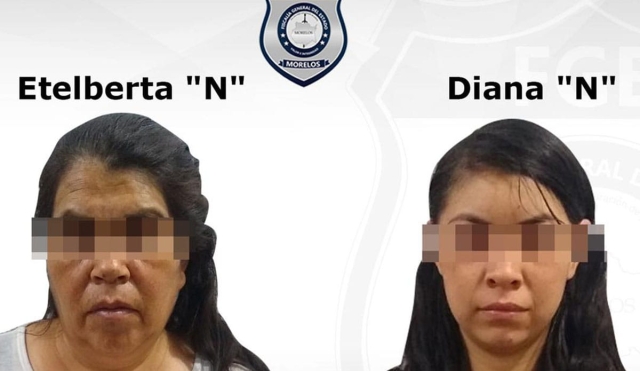 Arrestan a dos mujeres en poder de droga