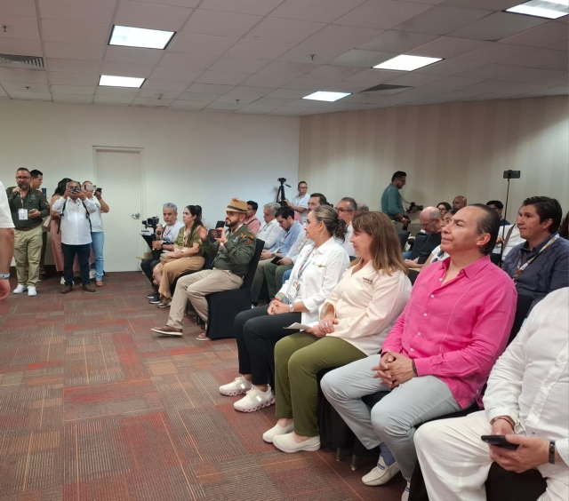 Acude gobernadora de Morelos a la apertura y presentaci&oacute;n del pabell&oacute;n 'Mexico screen' en Tianguis Tur&iacute;stico 2026
