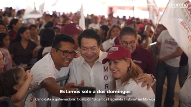En Temixco, Margarita González y Mario Delgado toman protesta a ejército militante que resguardará urnas