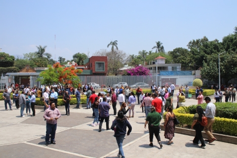 Evacuan en Congreso a 330 personas durante su participación en el &#039;Primer Simulacro Nacional 2025&#039;