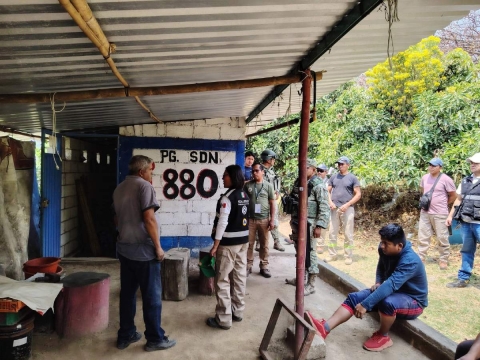 Supervisan SNPC y Sedena polvorines de Ocuituco