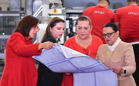 Inicia impresión de boletas para histórica elección del Poder Judicial