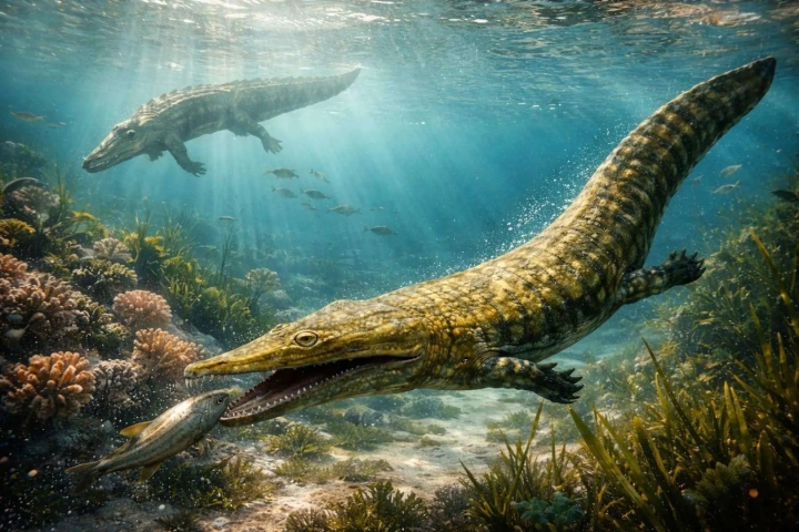 Descubren f&oacute;siles de los primeros anfibios marinos del Mesozoico en Australia