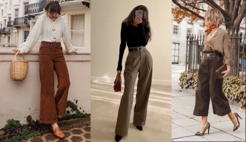 Pantalones color café: la prenda clave para vestir con elegancia en la oficina este verano