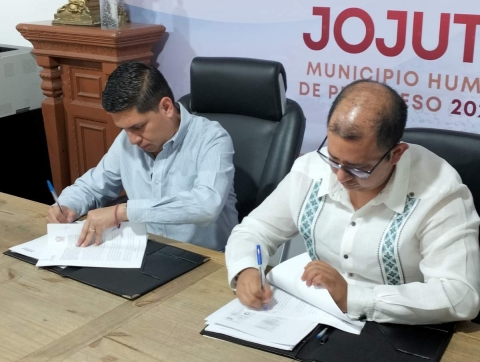 El convenio tiene como objetivo implementar procesos innovadores para ofrecer trámites y servicios más ágiles y efectivos en beneficio de la ciudadanía de Jojutla.