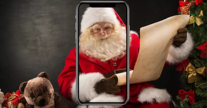 Llama a Papa Noel incluso por videollamada: 3 apps gratis con las que hacerlo