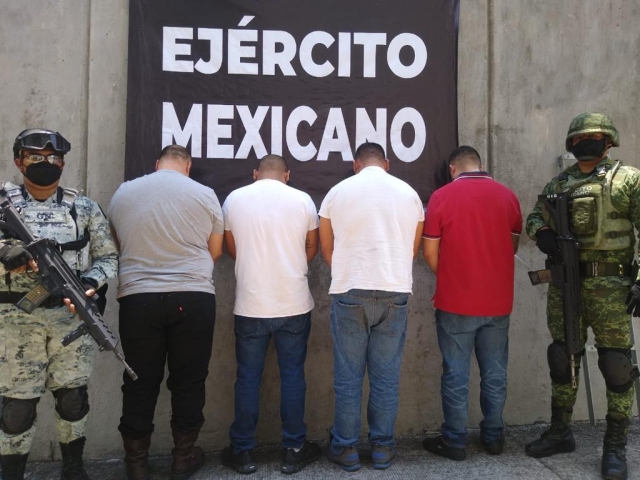 Detienen a siete presuntos integrantes del &#039;Cartel del Noroeste&#039;, en Xochitepec y Emiliano Zapata