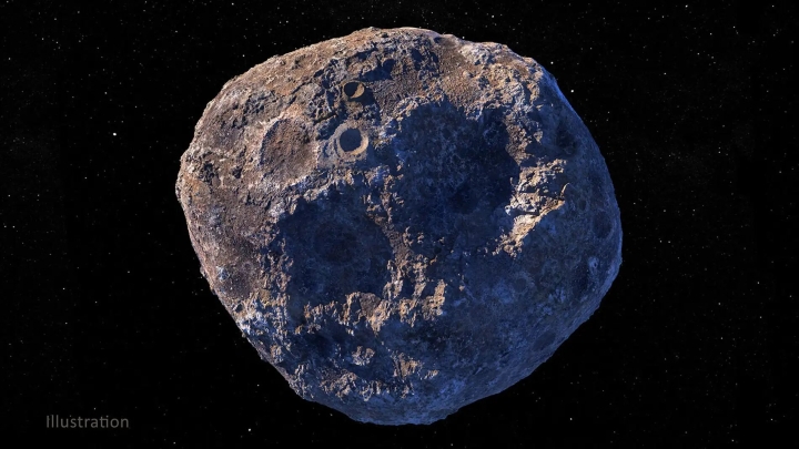 Misión Psyche: NASA se dirige a asteroide metálico gigante
