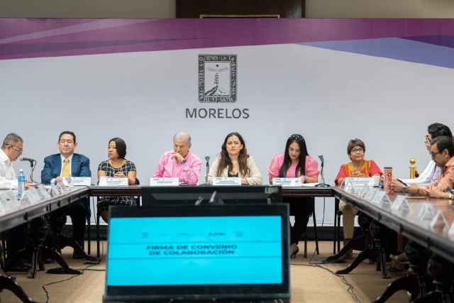 Concreta Coevim convenio de coordinación con el INE para el abordaje de la violencia política contra las mujeres y vida libre de violencia