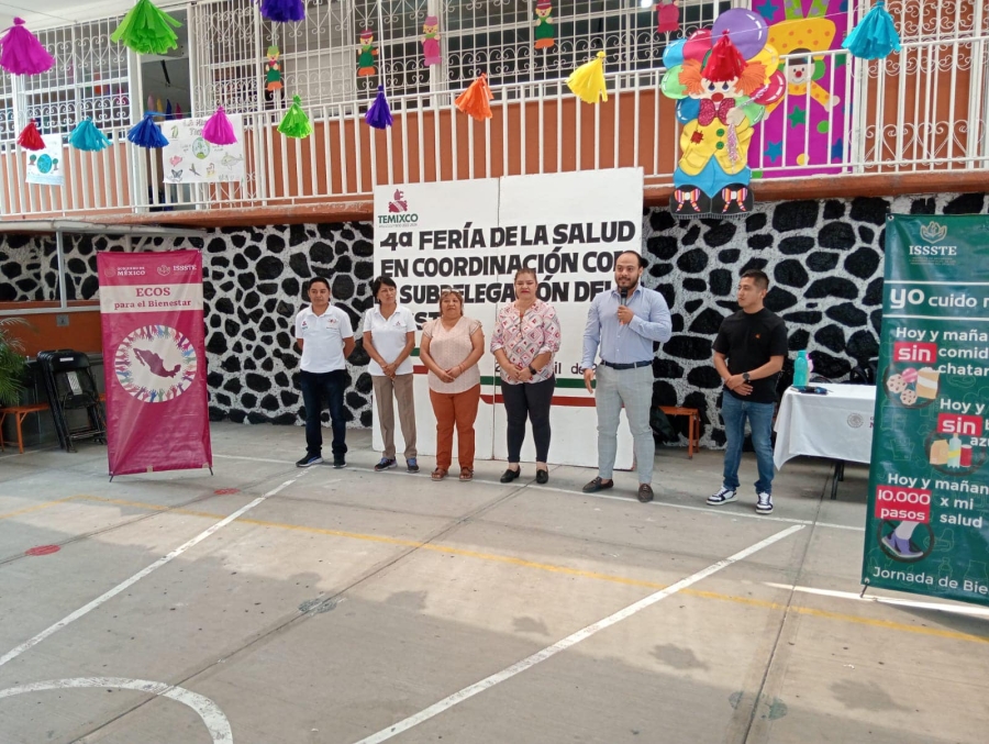 Realizan con éxito la 4ta Feria de la Salud en Temixco