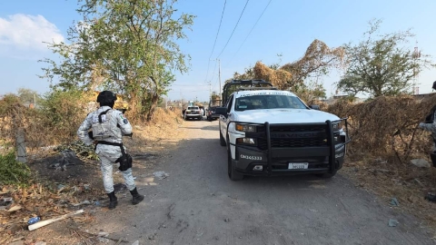 El cuerpo fue encontrado en una calle de terracería.