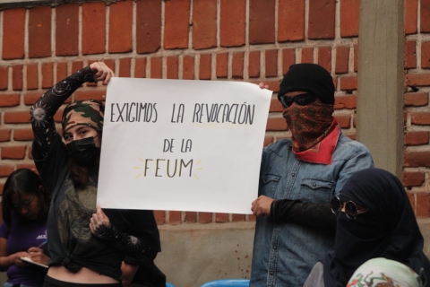 Resistencia Estudiantil UAEM pide a autoridades educativas intervenci&oacute;n para destituir a representantes de FEUM