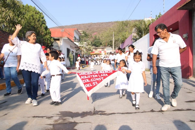 En Jojutla existe una colonia que lleva el nombre de Constituci&oacute;n del 57, que adem&aacute;s de celebrar el aniversario de la Carta Magna, tambi&eacute;n realiza su fiesta popular.