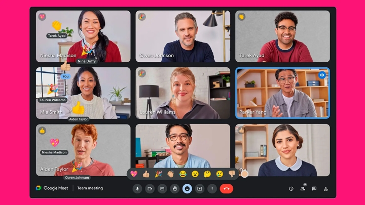 Google Meet: las reacciones con emojis también llegan a las videollamadas